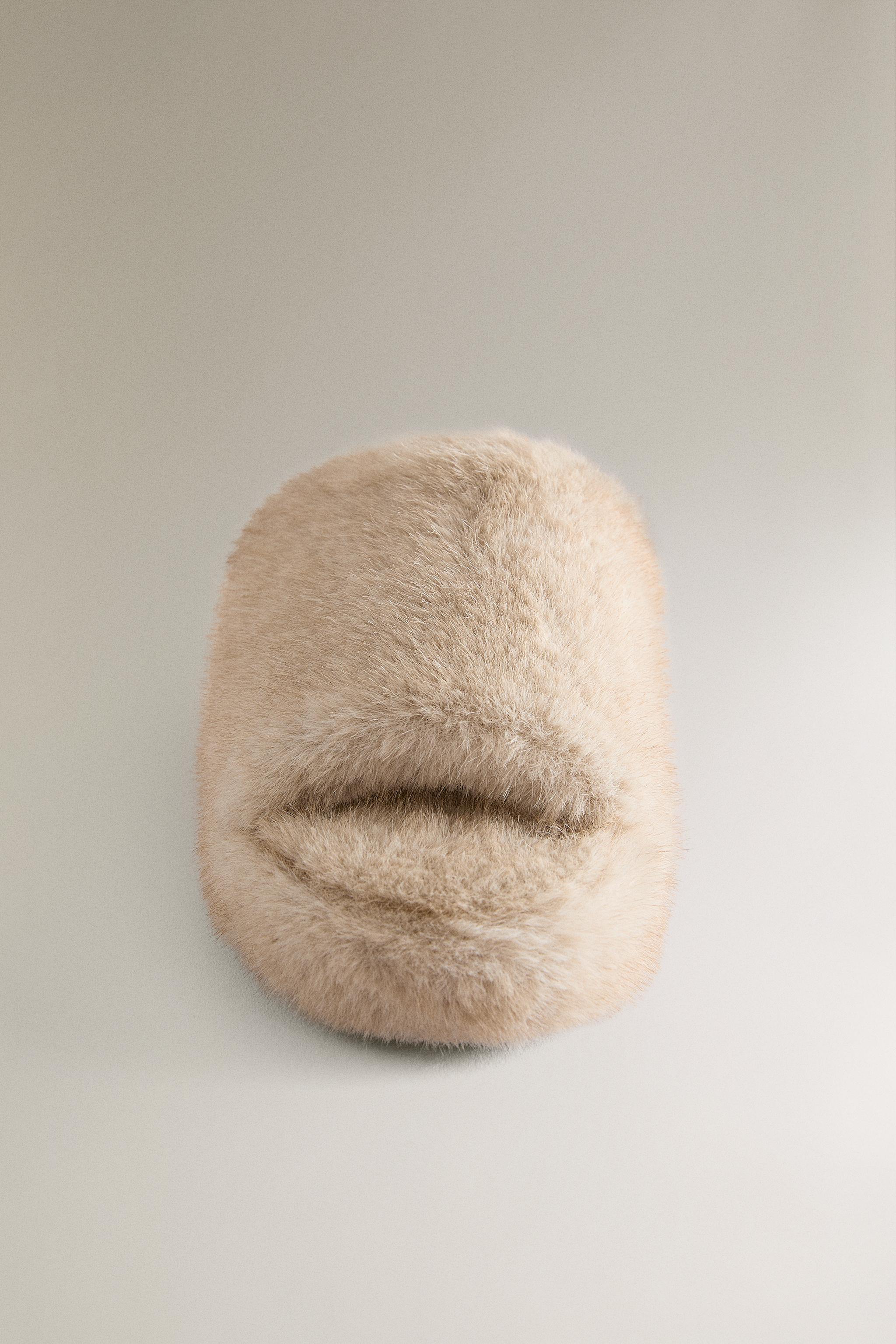 CHAUSSONS PLATEFORMES FOURRURE